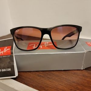 Ray-ban polarized sunglasses brown wayfarer
